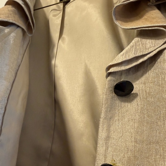 Adrianna Papell Gold Jacket Blazer top with Floral Detail - Picture 8 of 8